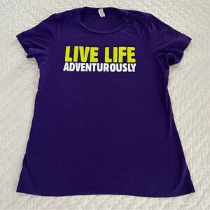 Women’s Go Ape Purple T-Shirt Size XL